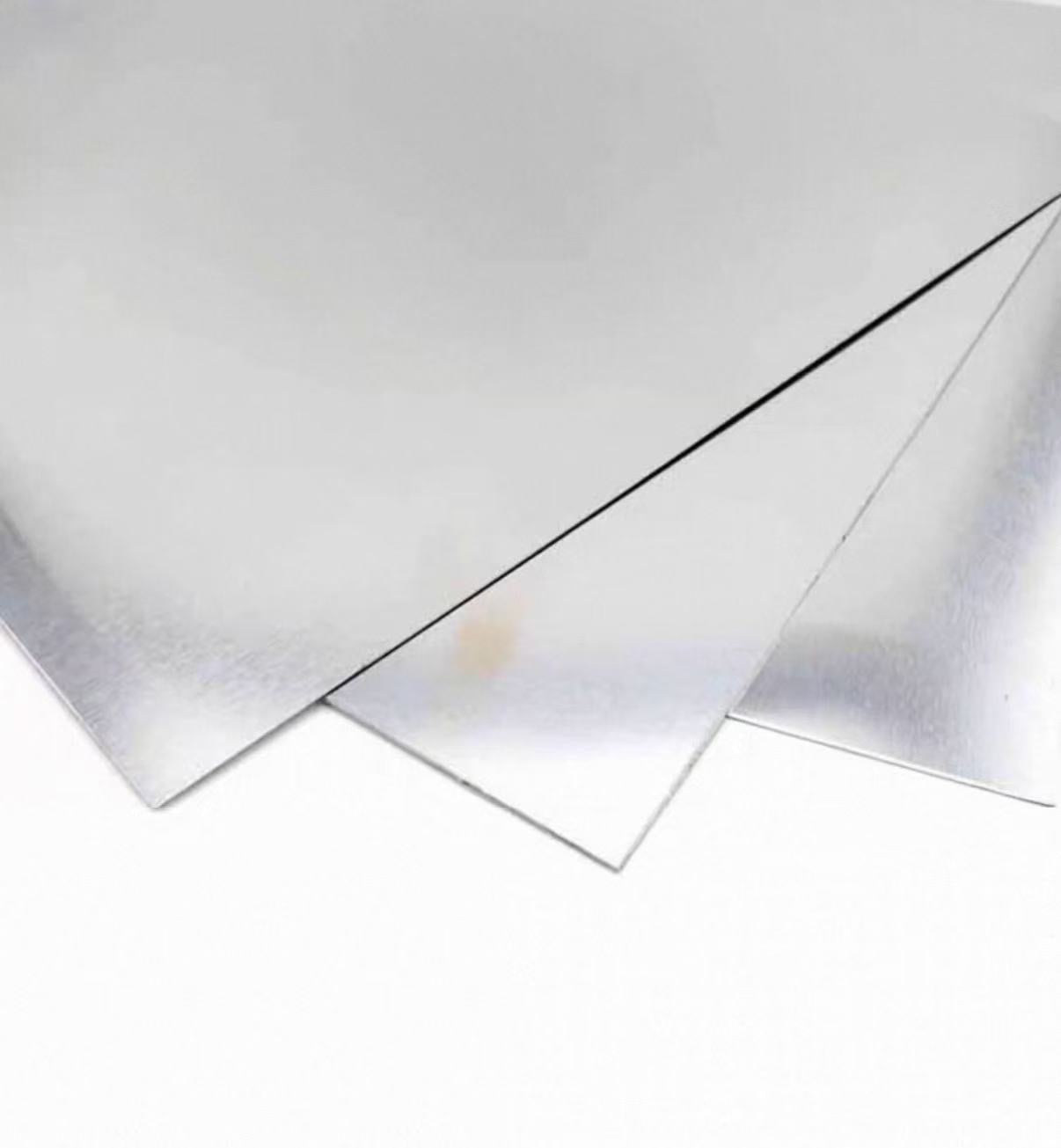 Silver Metallic Cardboard Sheet