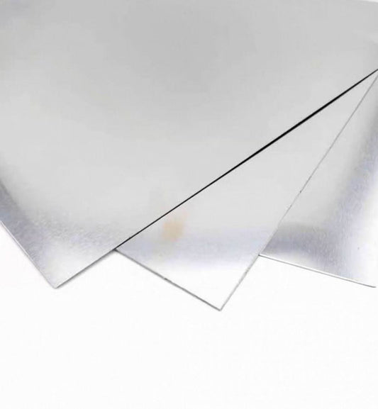 Silver Metallic Cardboard Sheet